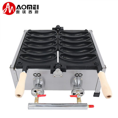커스텀 곰팡이 모양 디자인 전문적인 강력한 1800W 가스 와플 메이커