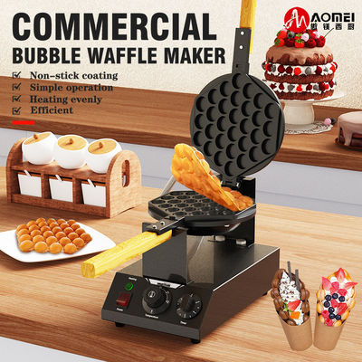 1.4KW 가구 및 상업용 간식용 전기 반 붙는 거품 웨이플 코너 제조기