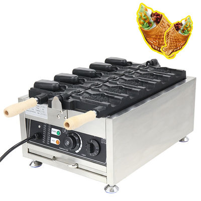 5개의 큰 물고기 용량 3000W 전력으로 한국 아이스크림 생선 모양 타이야키 메이커