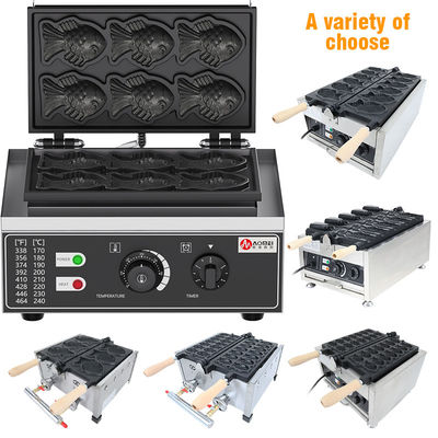 220V 생선 모양 간식 와플 메이커