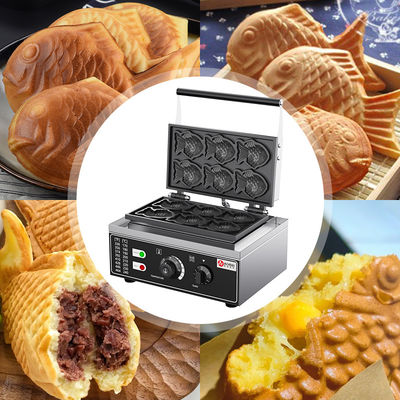 220V 생선 모양 간식 와플 메이커