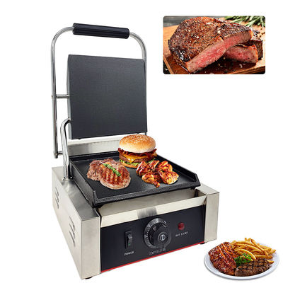 전기 그릴 파니니 그릴 샌드위치 메이커 접촉 그릴 머신 1800W 청소하기 쉽습니다