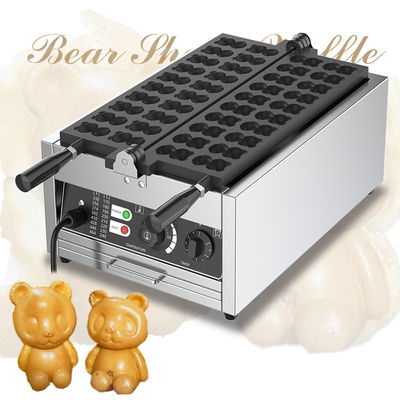 2024년 전압 220v 20pcs Cast Iron 미니 곰 모양 태야키 와플 메이커