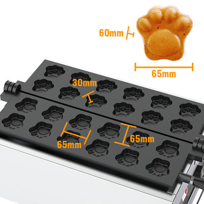 3000W 곰 발가락 머핀 베이킹 머신 고양이 발톱 모양 전압 220v 만화 와플