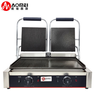 상업용 전기 Cast Iron 접촉 샌드위치 파니니 프레스 메이커 그릴 그릴 머신